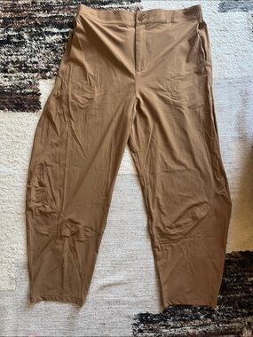 Women's Brown Relaxed-Fit Track Pants